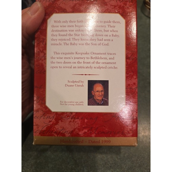 Hallmark 1999 The Christmas Story Keepsake Christmas Ornament MIB Nativity - Picture 8 of 10